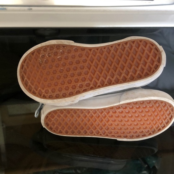 Silver Sparkle Baby VANS 6.5 - Picture 2 of 4